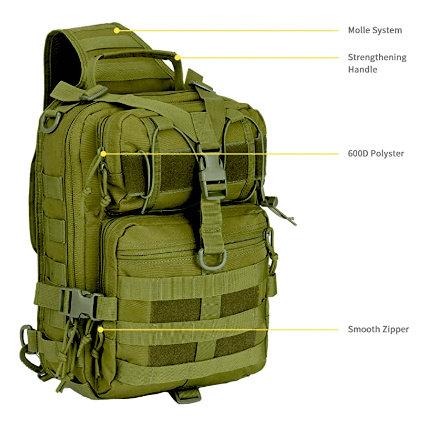 Tactical 15L Medium Sling Range Bag