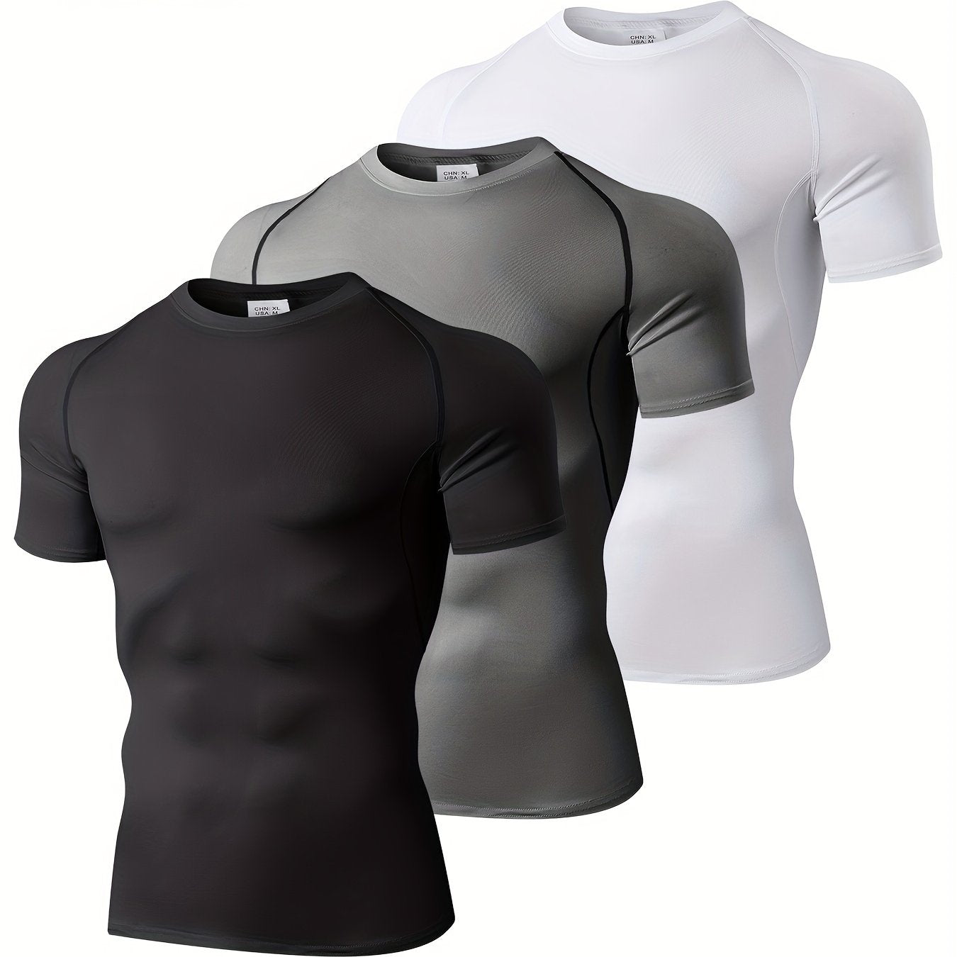 FitFuel's Signature Mens Compression Workout Tshirt