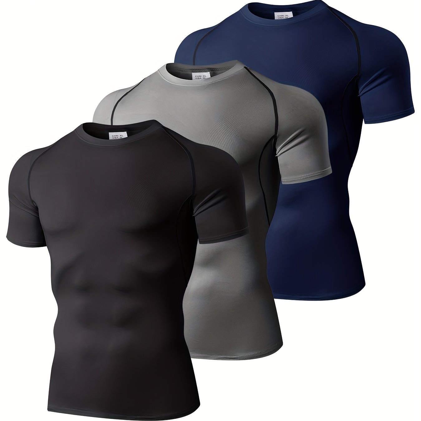 FitFuel's Signature Mens Compression Workout Tshirt