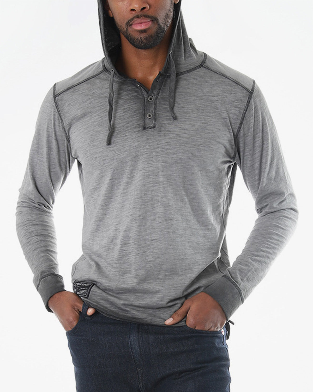 FitFuel's Pump Cover Hooded Henley