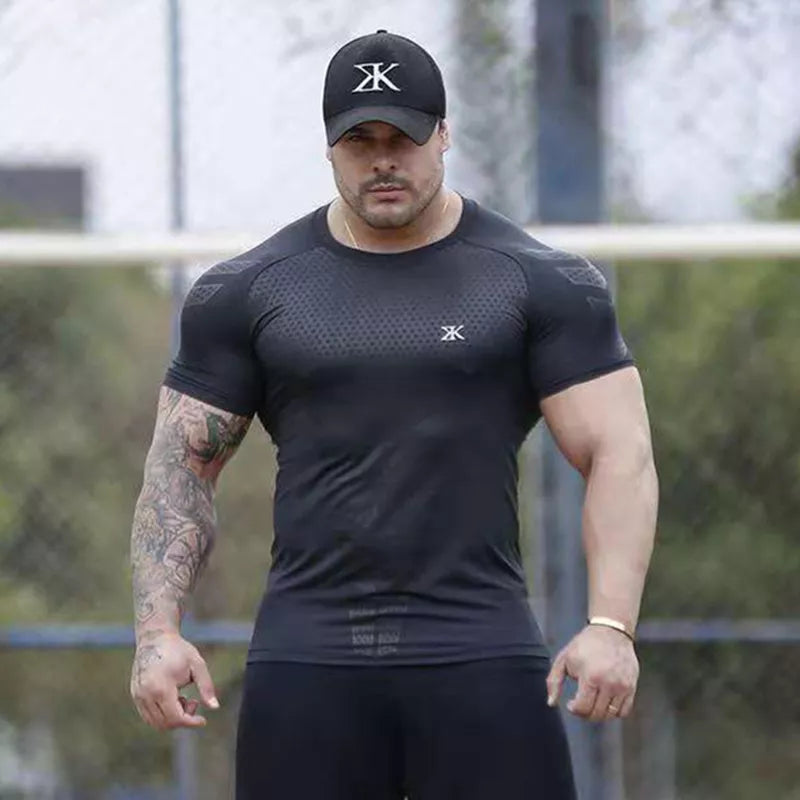 FitFuel's Signature Compression Quick Dry T-Shirt