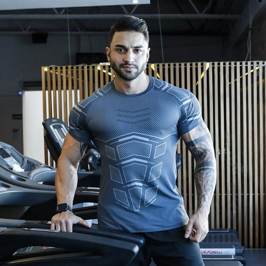 FitFuel's Signature Compression Quick Dry T-Shirt