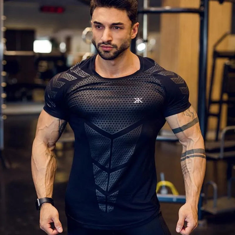 FitFuel's Signature Compression Quick Dry T-Shirt