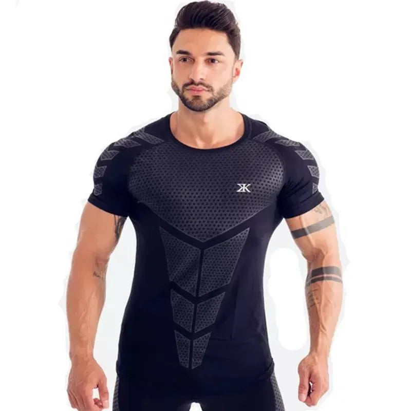 FitFuel's Signature Compression Quick Dry T-Shirt