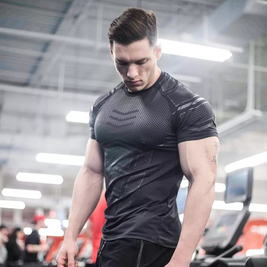 FitFuel's Signature Compression Quick Dry T-Shirt