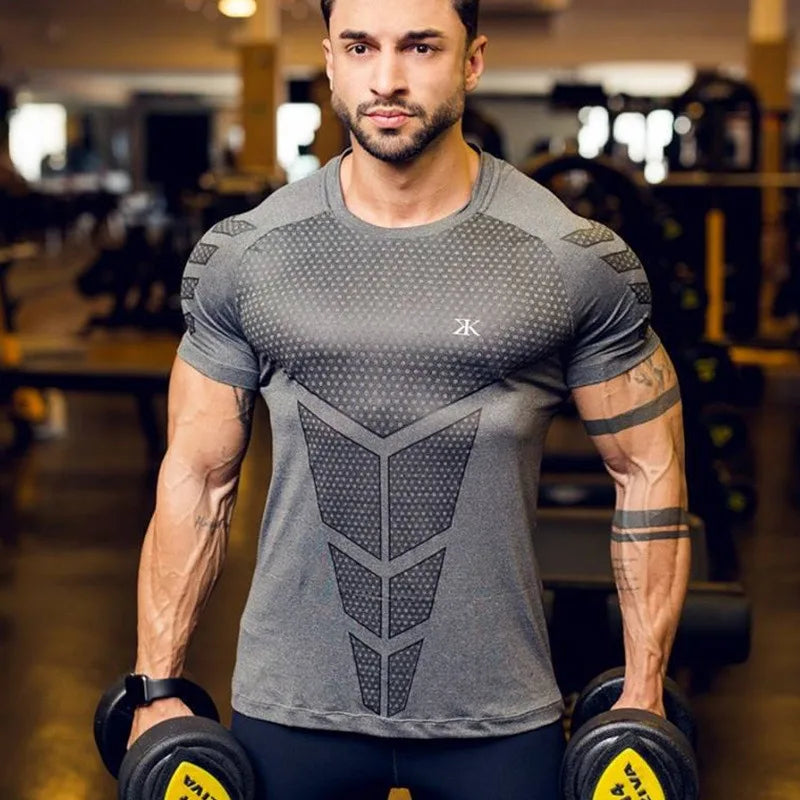 FitFuel's Signature Compression Quick Dry T-Shirt