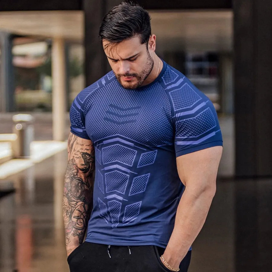 FitFuel's Signature Compression Quick Dry T-Shirt