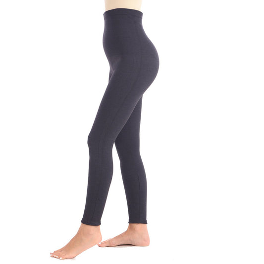 FitFuel's Shaping Legging With Extra High 8" Waistband - Grey