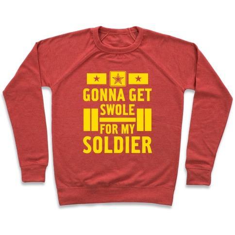 FitFuel's Getting Swole for My Soldier Crewneck Sweatshirt