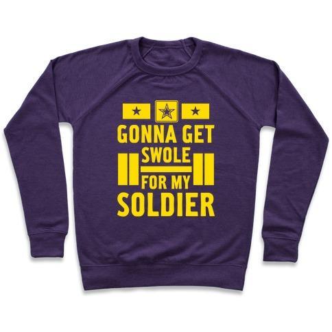 FitFuel's Getting Swole for My Soldier Crewneck Sweatshirt